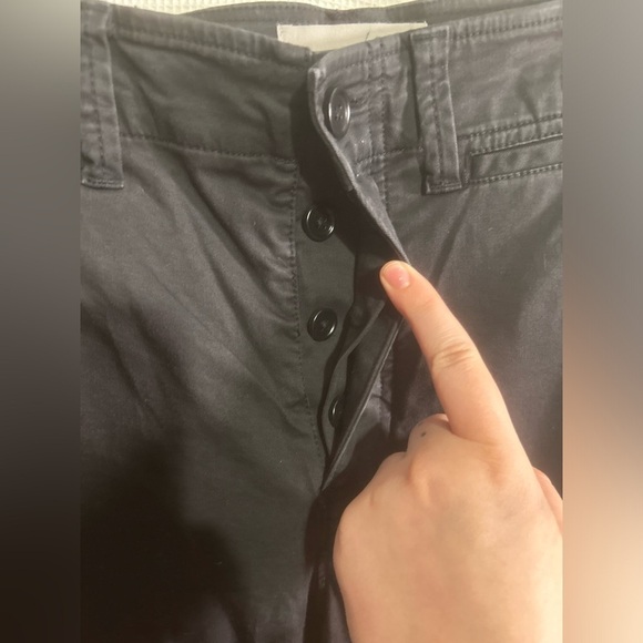 EVERLANE Women's High Rise Waist Black Pants Size 00 - Picture 4 of 7